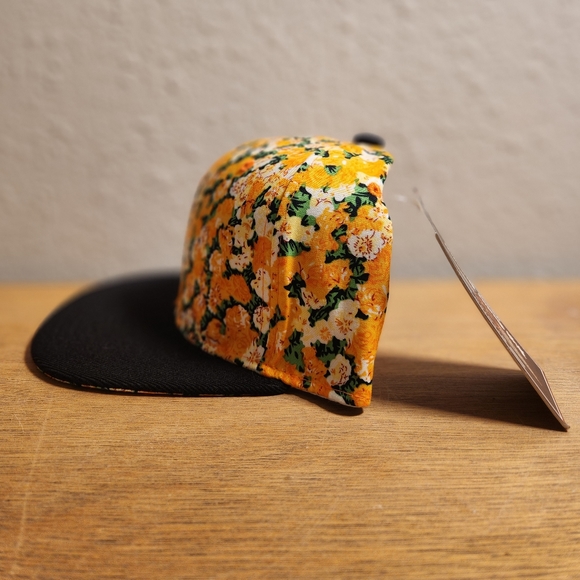 Floral Crown Snapback Hat Blank - Picture 3 of 4